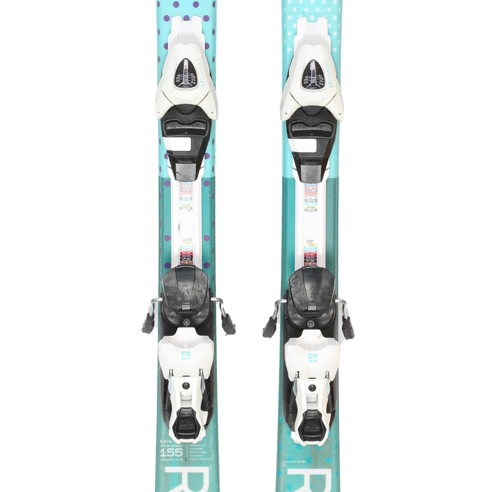 RECONDITIONNE - Ski Junior Roxy Kaya + Fixations 3/4