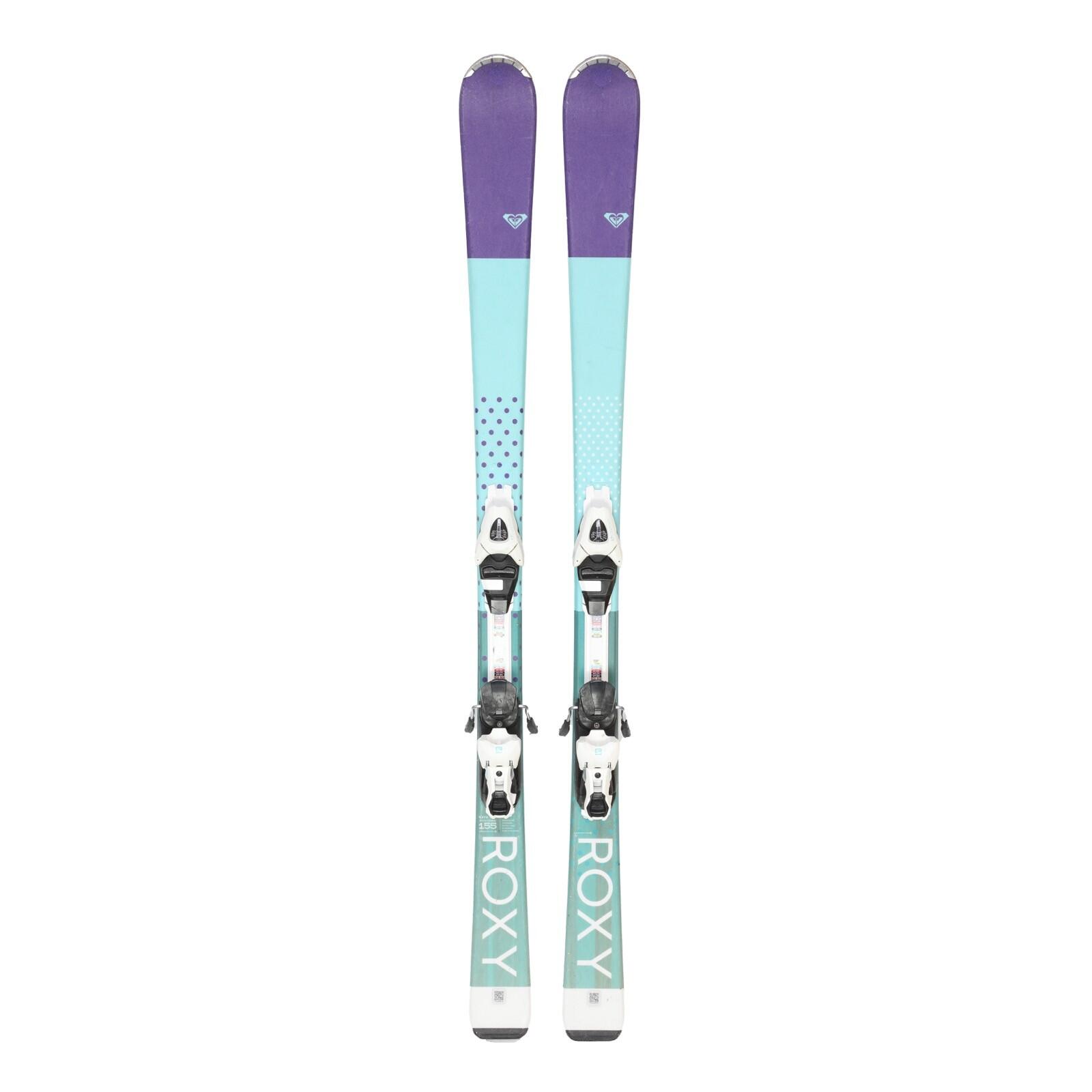 RECONDITIONNE - Ski Junior Roxy Kaya + Fixations 2/4