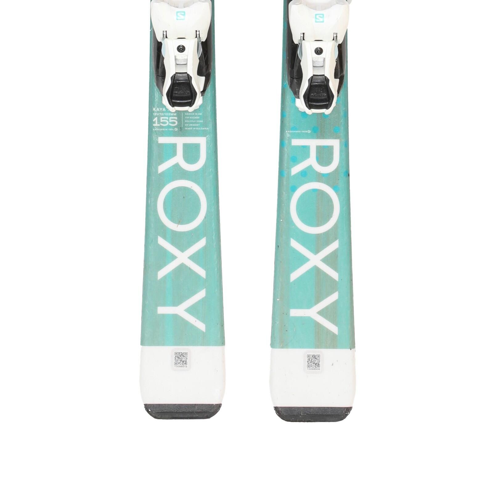 RECONDITIONNE - Ski Junior Roxy Kaya + Fixations 4/4