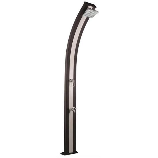 Doccia Solare Esterna Spring 30L con Pediluvio - Alluminio - 228 cm