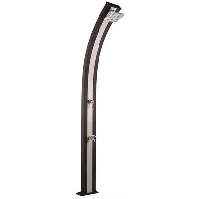 Douche buiten zon spring 30l met voetenspoel - aluminium - 228 cm