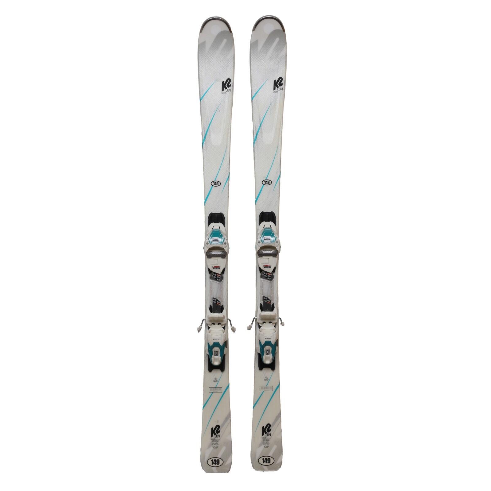RECONDITIONNE - Ski K2 Luv Rx + Fixations 2/4