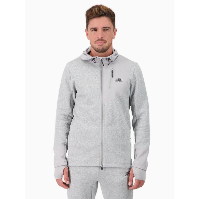 Veste à capuche homme en molleton déperlant