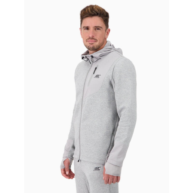 Veste à capuche homme en molleton déperlant