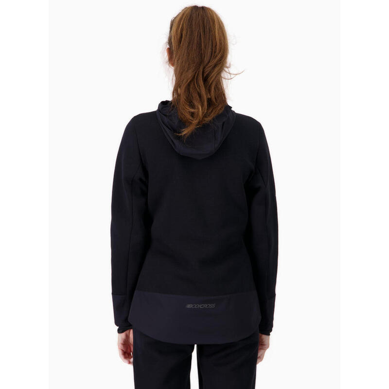 Dames hoodie van waterafstotend fleece.