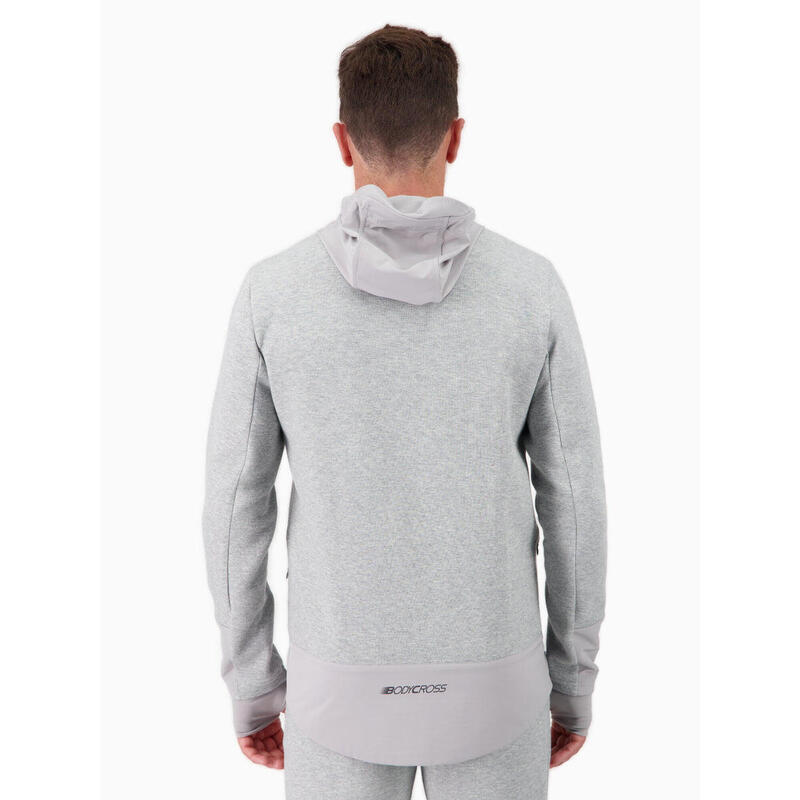 Veste à capuche homme en molleton déperlant