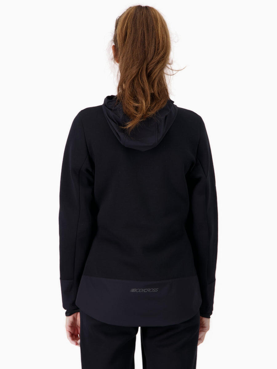Dames hoodie van waterafstotend fleece. 2/6