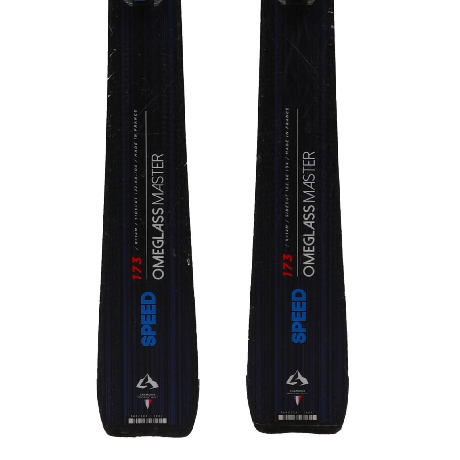 TWEEDEHANDS - Gebruikte Dynastar Speed Omeglass Master Ski + Bindingen - GOEDE 4/4