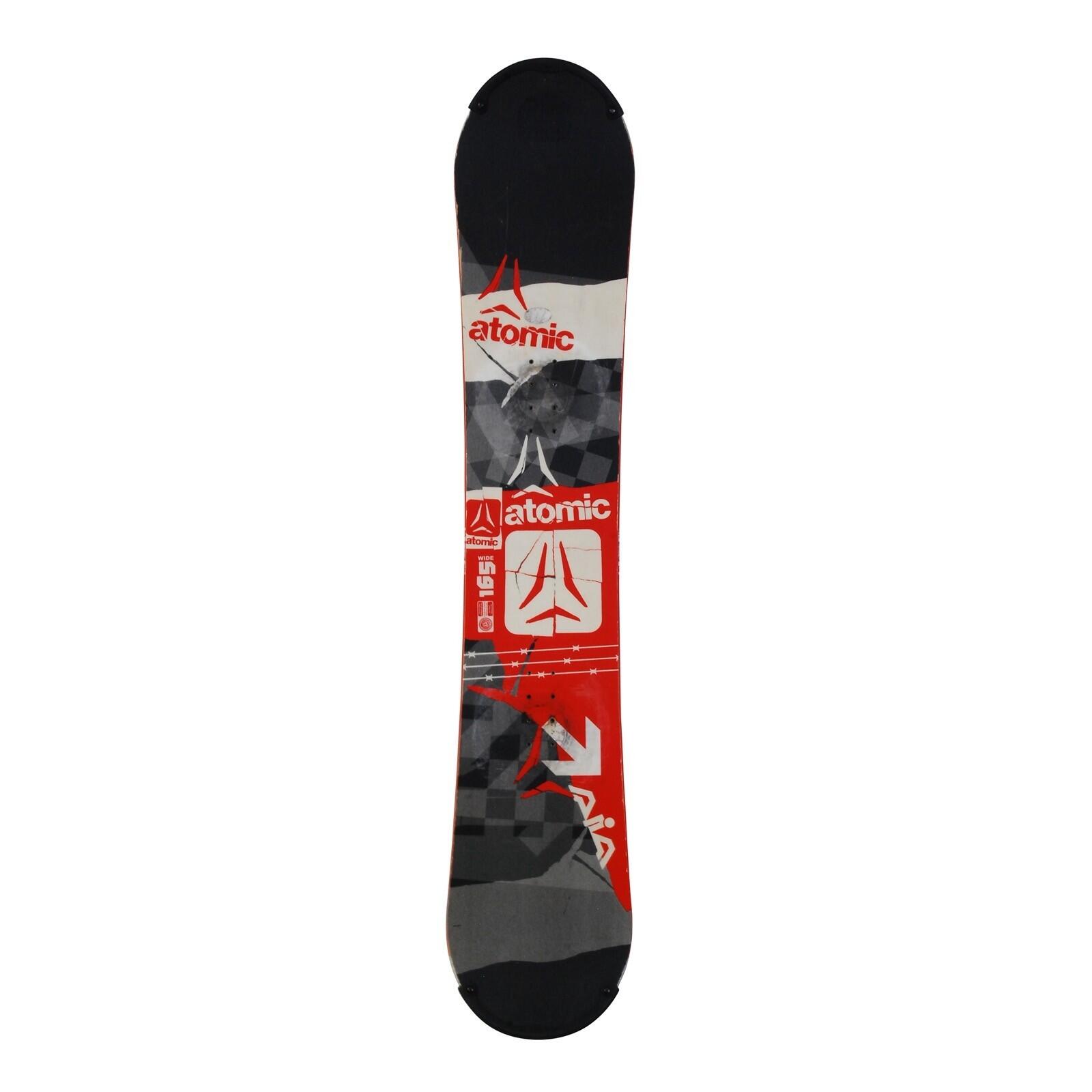 RECONDITIONNE - Snowboard Atomic Aia + Fixations Coque 5/5