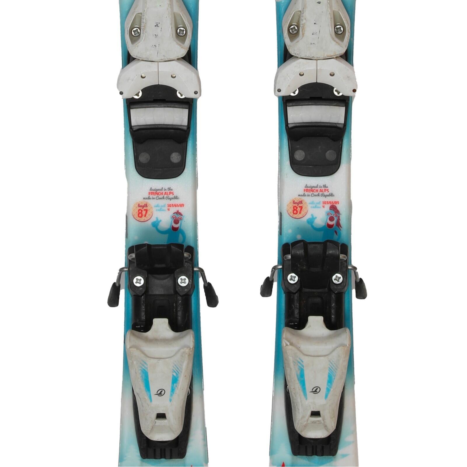 RECONDITIONNE - Ski Junior Wedze Kid 300 + Fixations 3/4