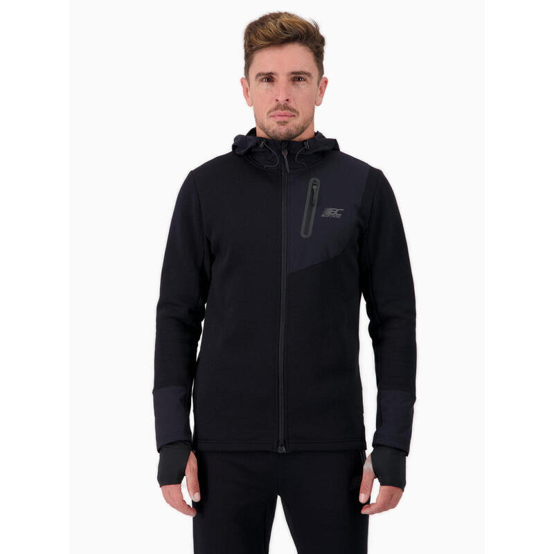 Veste à capuche homme en molleton déperlant