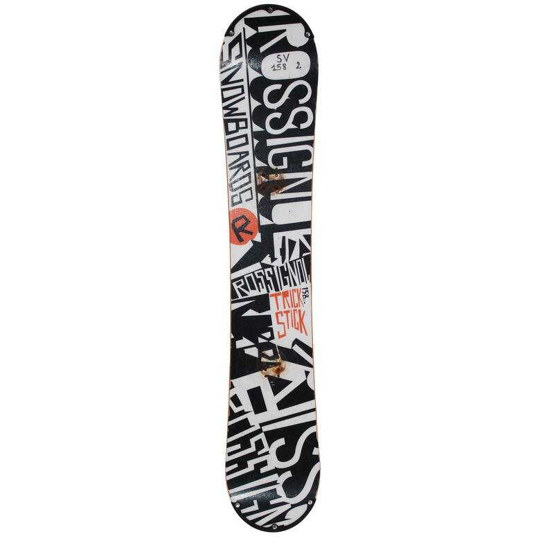 RECONDITIONNE Snowboard Rossignol Trick Stick + Fixation Coque ETAT