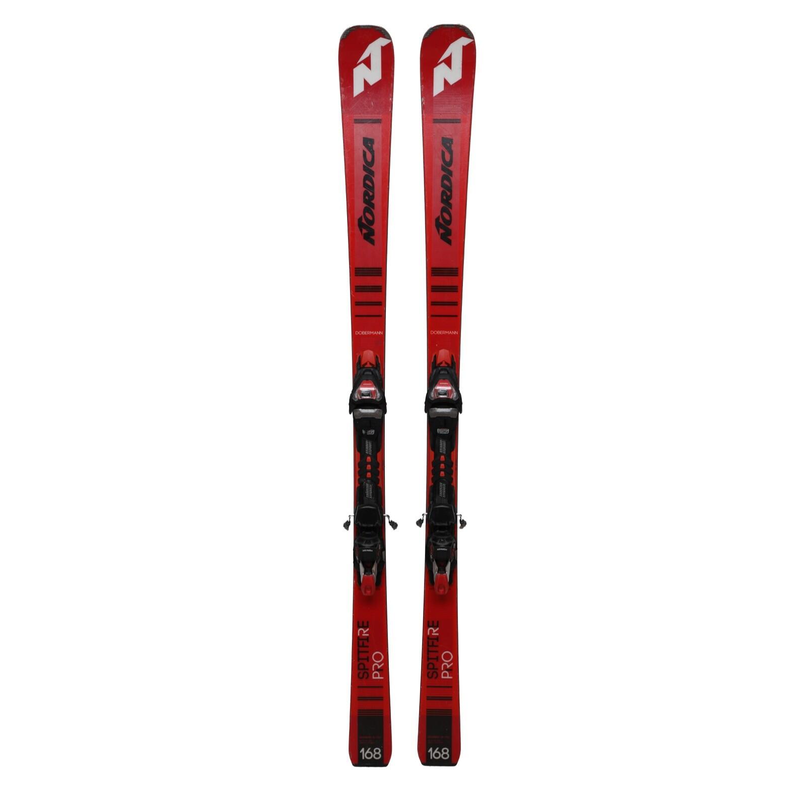 RECONDITIONNE - Ski Nordica Dobermann Spitfire Pro + Fixations - CORRECT 2/4