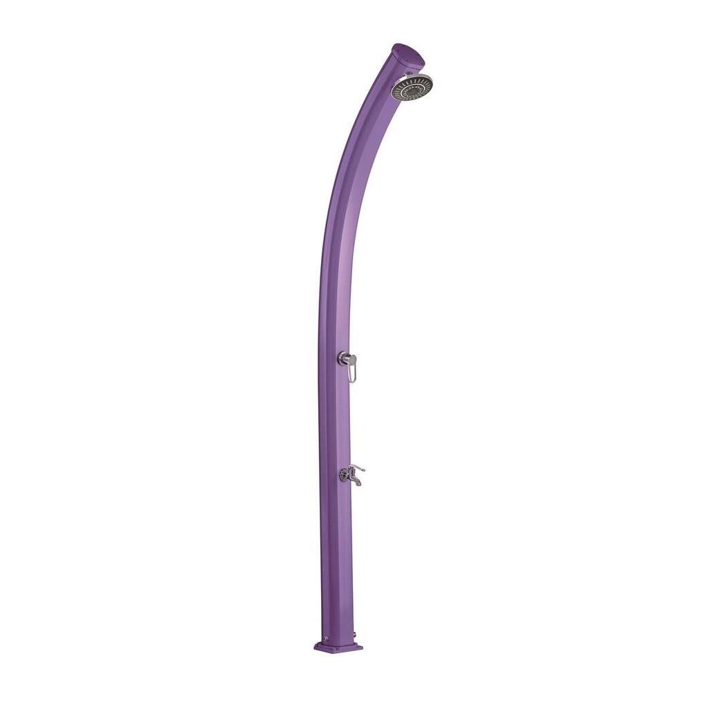 Jolly 25L Solar Outdoor Shower with Foot Rinse - Aluminium - 228 cm