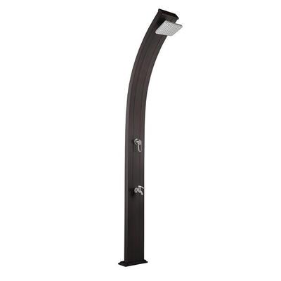 Doccia Solare Esterna Spring 30L con Pediluvio - Alluminio - 228 cm