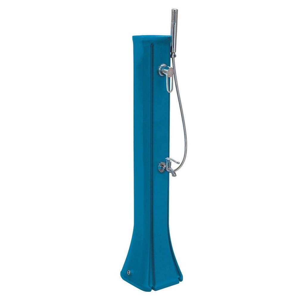 Solar Happy Go 23L Outdoor Shower with Foot Rinse - HDPE - 120 cm