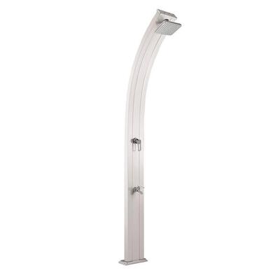 Douche buiten zon spring 30l met voetenspoel - aluminium - 228 cm