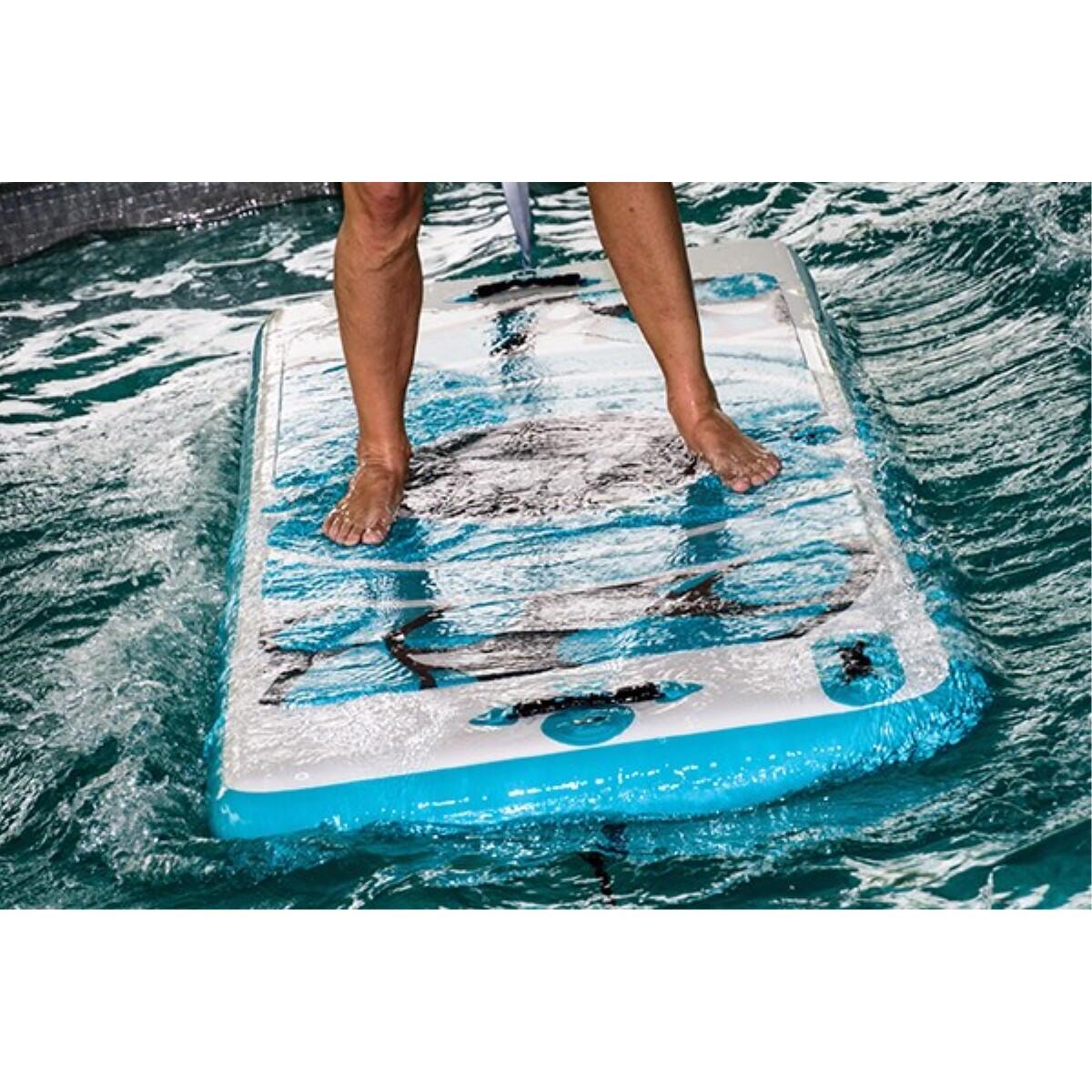 AQUAFITMAT Drijvende zwembadmat valsteek 81 cm breed 6/7