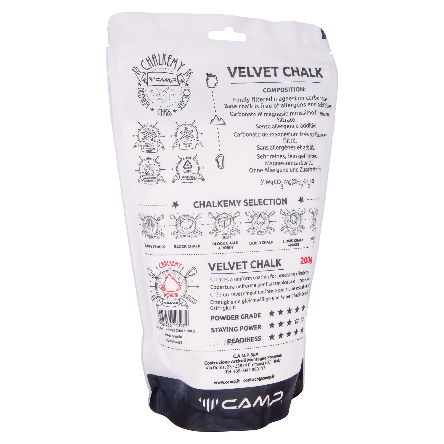 Magnezja Camp Velvet Chalk 200g 2/3
