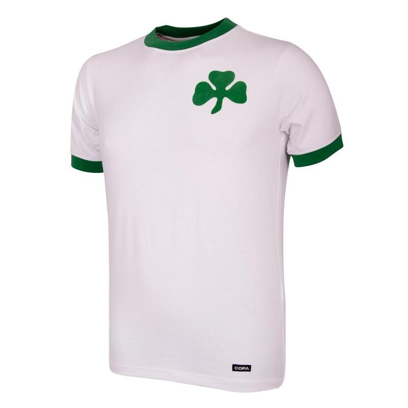 Retro Voetbalshirt - Heren - Panathinaikos FC 1974 - 75 - Wit