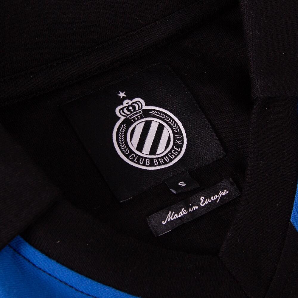 Retro Voetbalshirt - Heren - Club Brugge 1981 - 82 - Zwart - Blauw 5/7