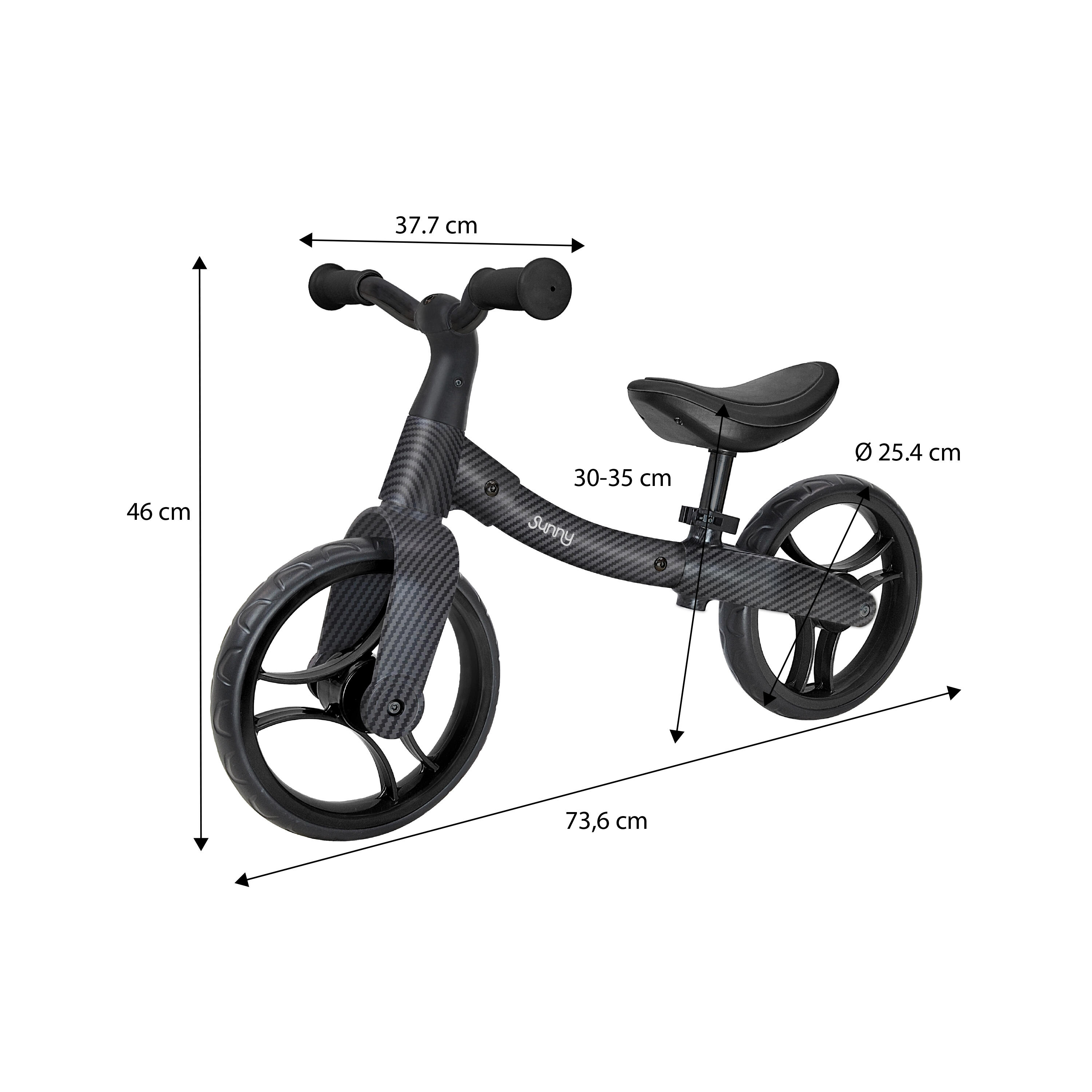 Rowerek biegowy dla dzieci Sunny Balance Bike 3000 2 koła od 2 do 5 lat 4/7