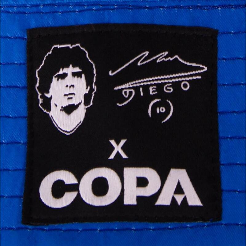 Sombrero De Pescador - Adulto - Bordado Maradona x COPA Boca - Azul