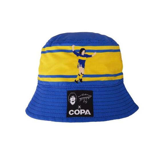 Bucket hat - Uomo - Maradona Boca Ricamato - Blu