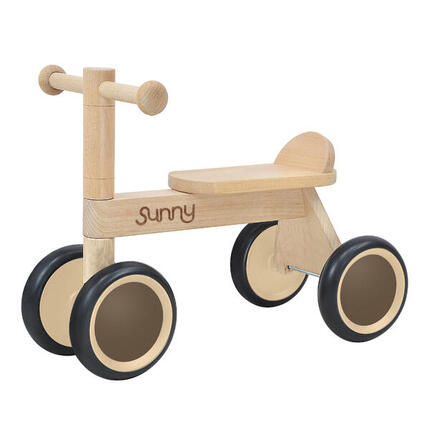 Mini Walker Loopfiets, FSC-Hout, 4 Wielen, 1,5 tot 3 jaar