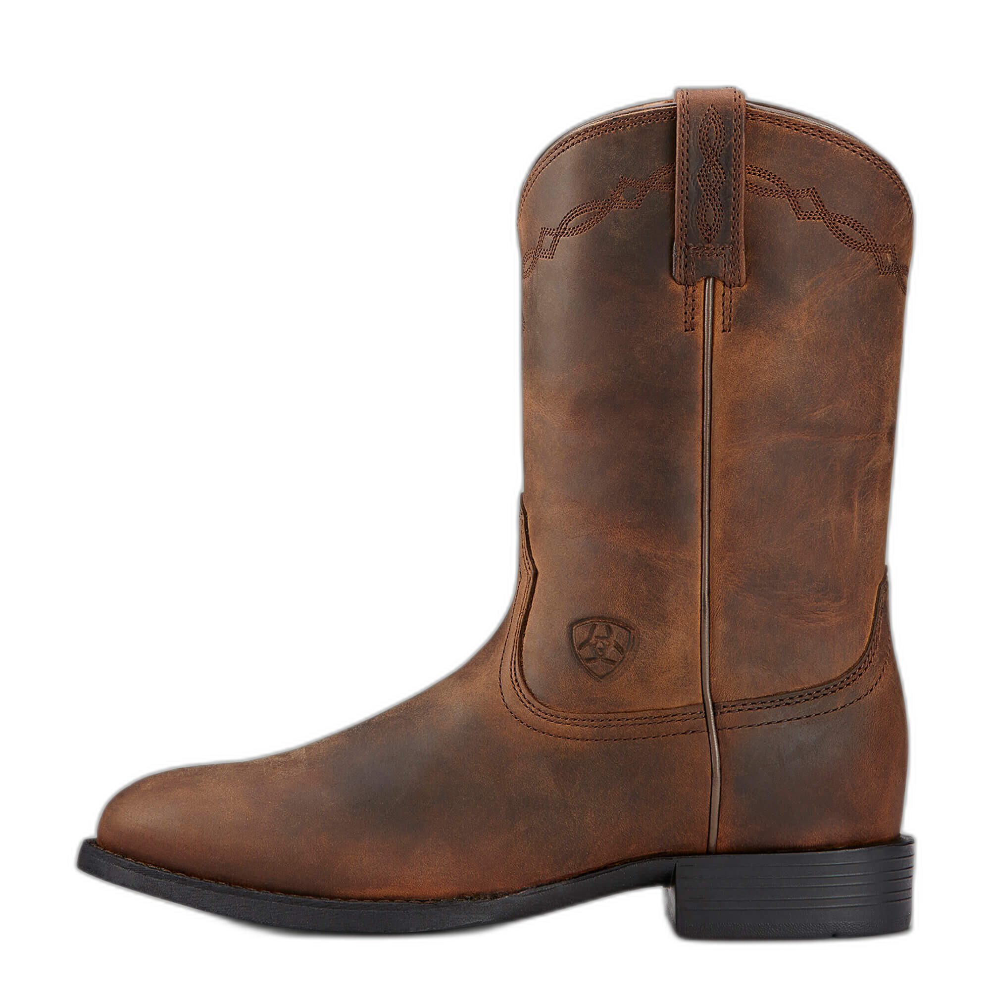 Ariat - Bottes Western En Cuir Femme Ariat Heritage Roper - Bottes - Marron - 36,5 - Decathlon