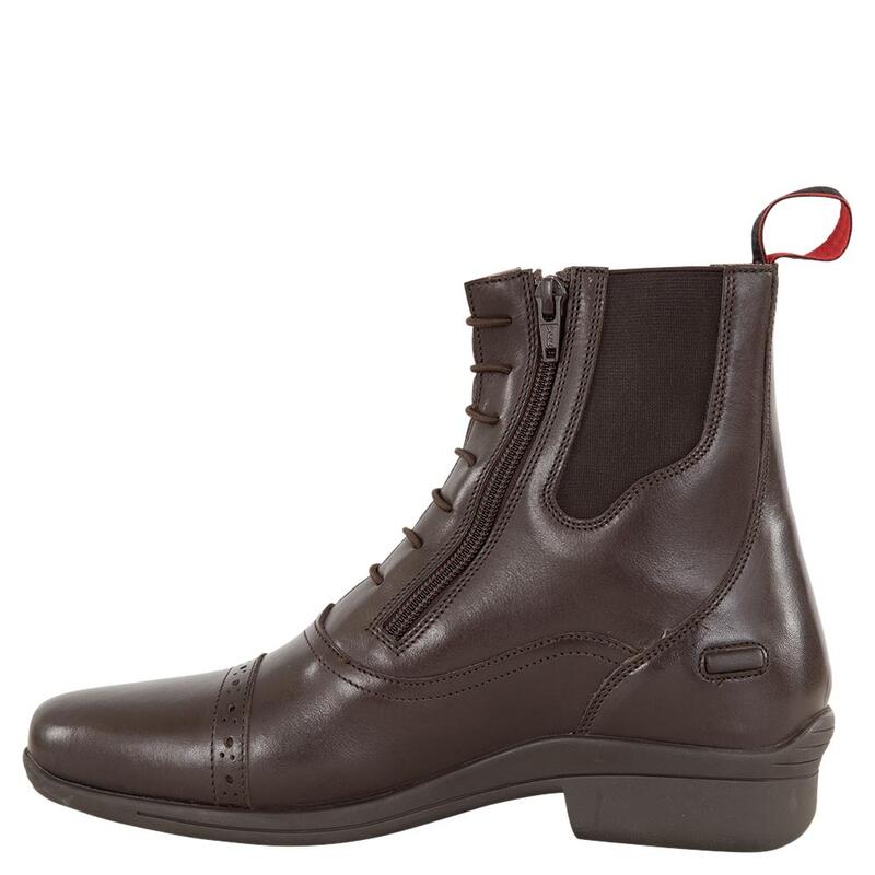Boots d'équitation en cuir avec fermeture éclair double devant Premiere Jodhpur