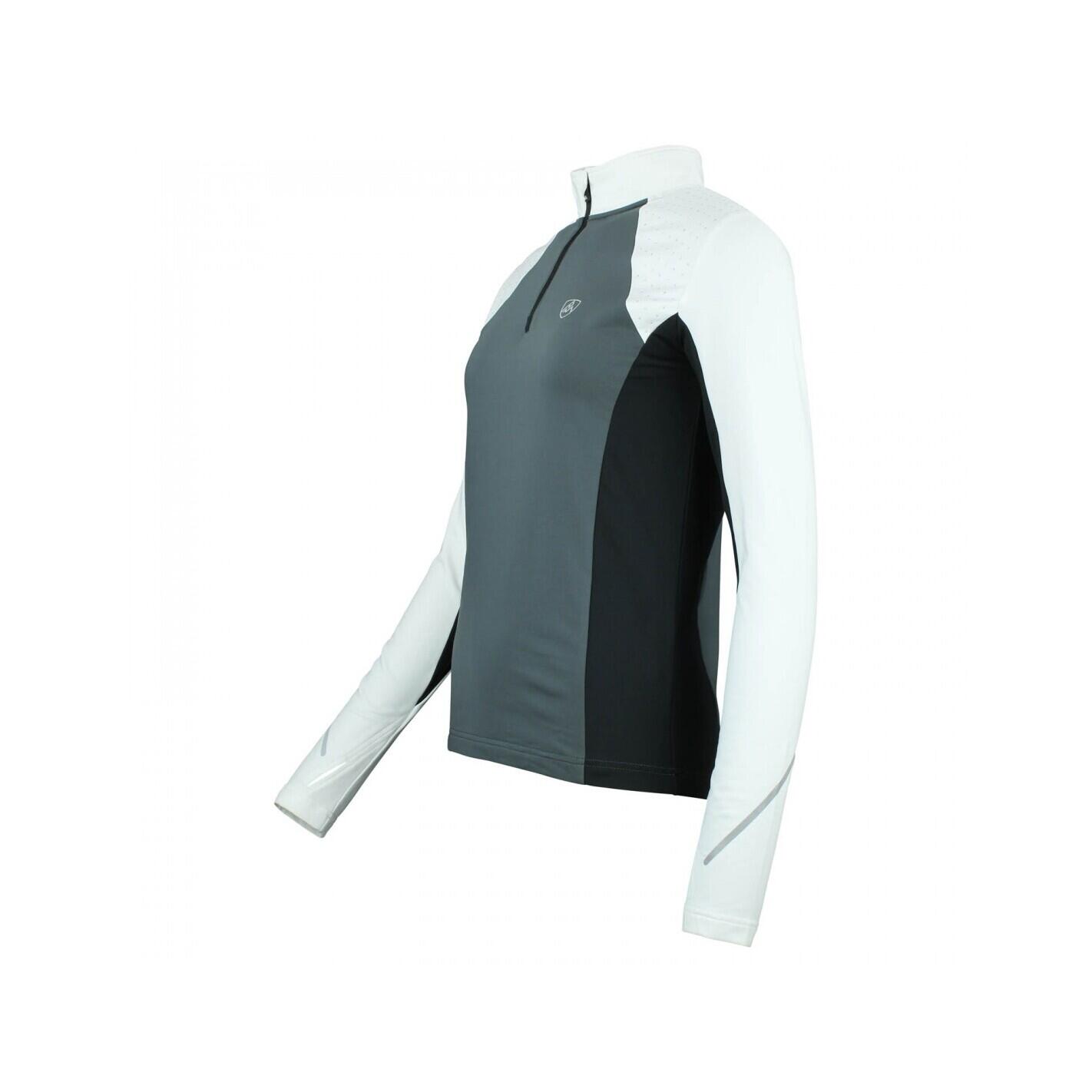 T-shirt 1ere peau avec zip femme Peak Mountain 3/4
