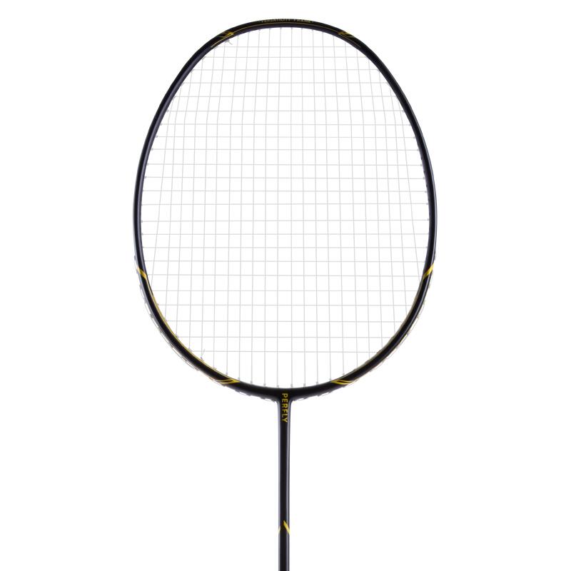 SECONDE VIE - ADULT BADMINTON RACKET BR 500 BLACK YELLOW - BON