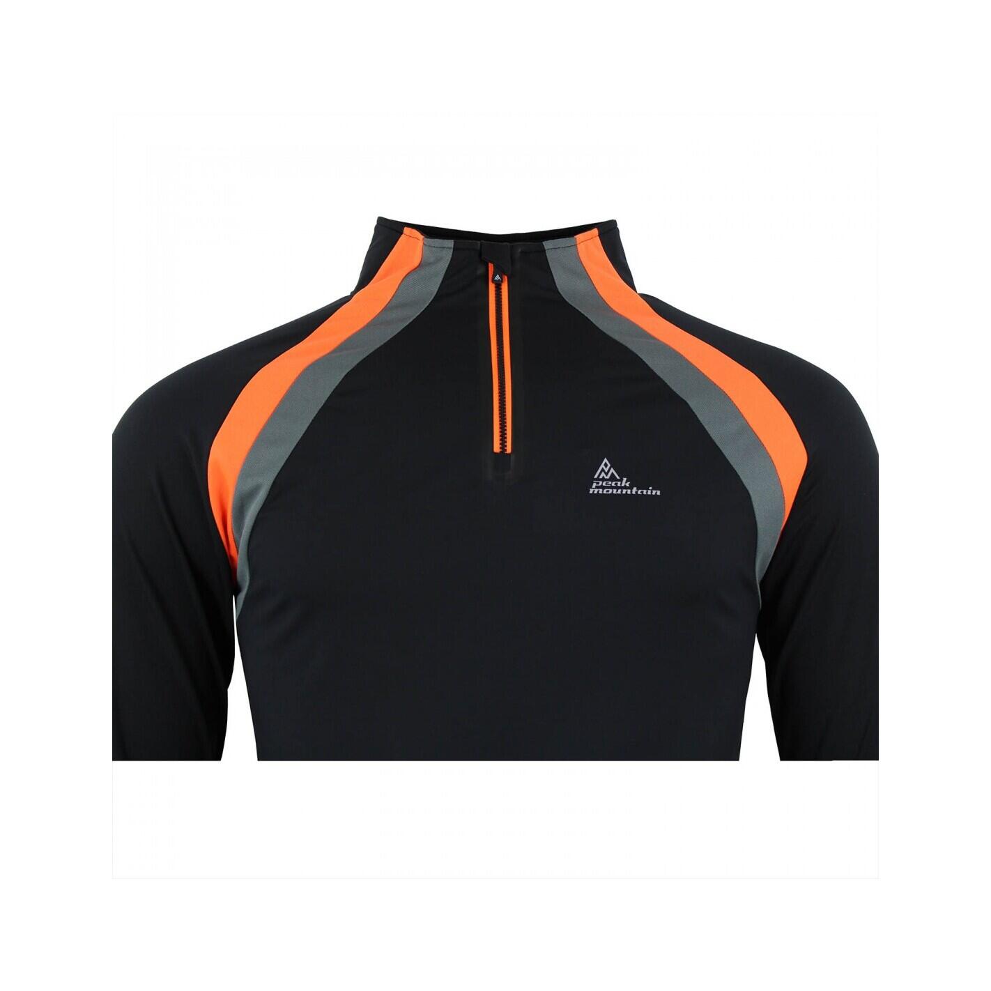 T-shirt 1ere peau avec zip Peak Mountain 4/4