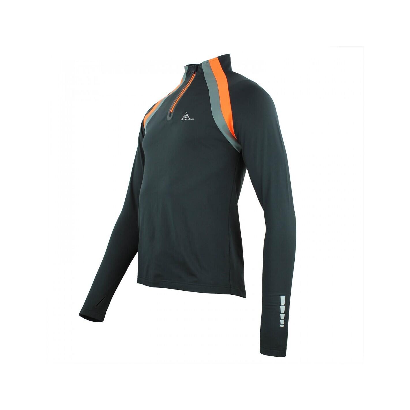 T-shirt 1ere peau avec zip Peak Mountain 3/4