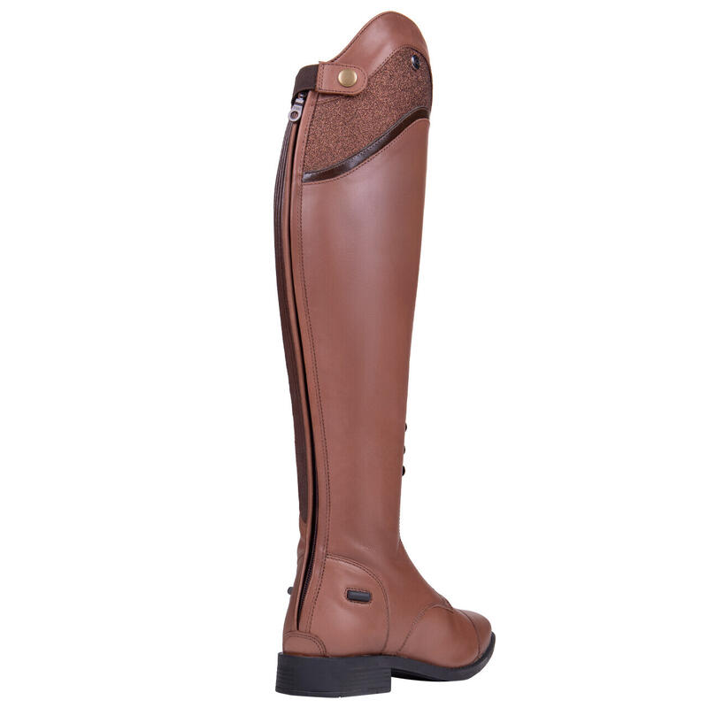 Bottes d'équitation femme QHP Hailey Wide