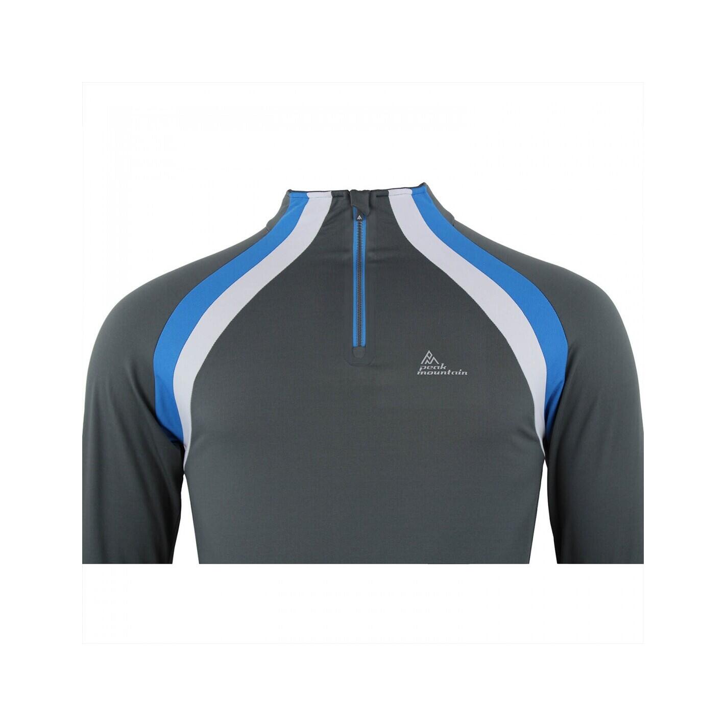 T-shirt con zip Peak Mountain 4/4