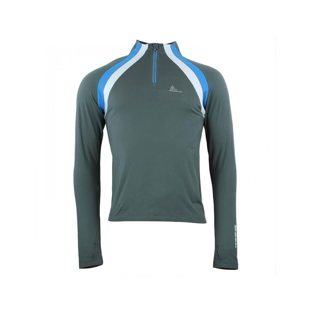 1st skin T-shirt with zip Peak Mountain