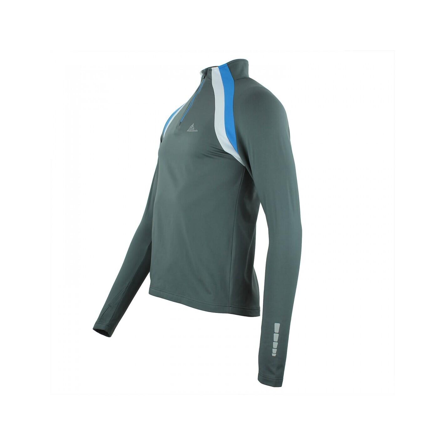 T-shirt con zip Peak Mountain 3/4