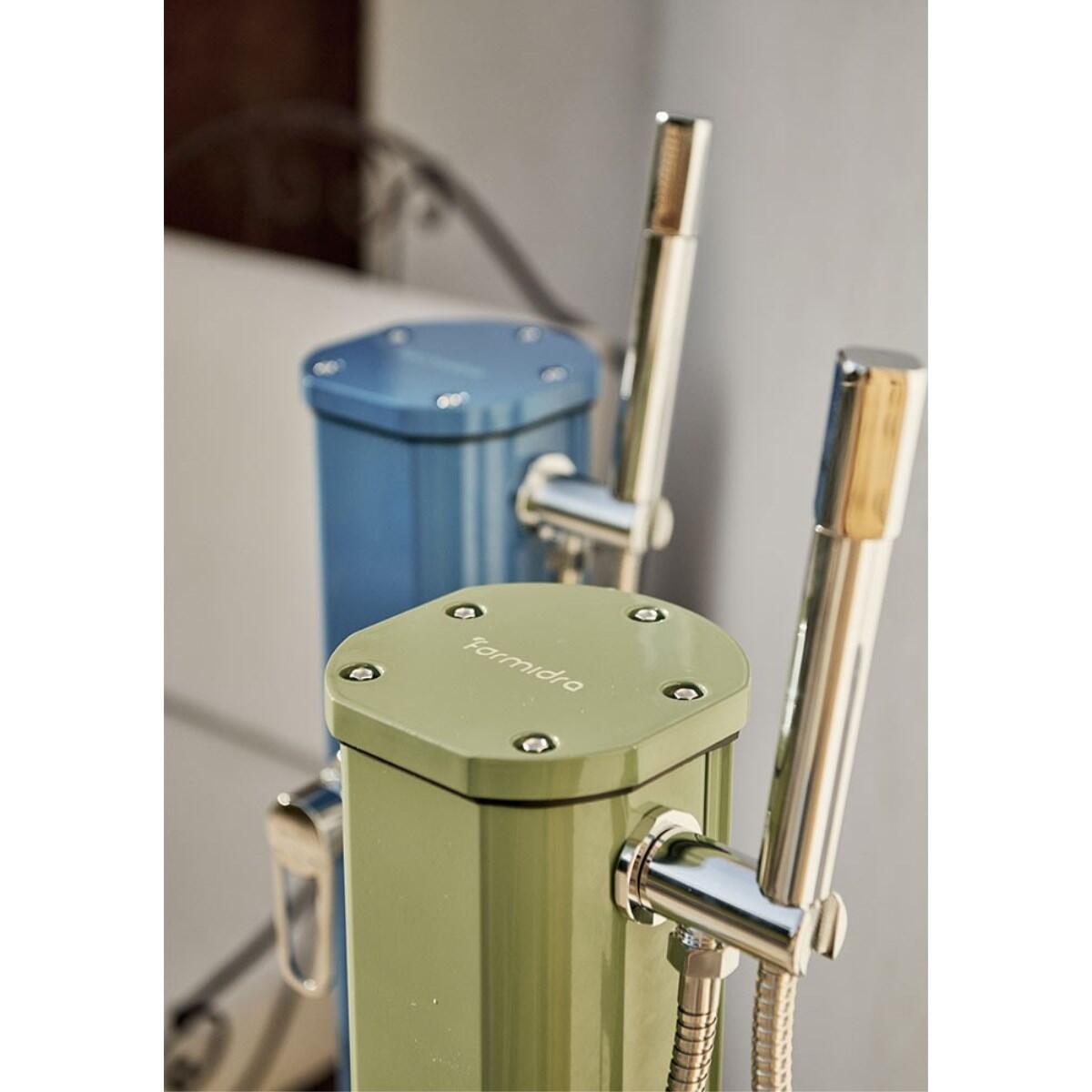 Douche buiten Zon Jolly Go 20L met Voetenspoel - Aluminium - 120 cm 4/7