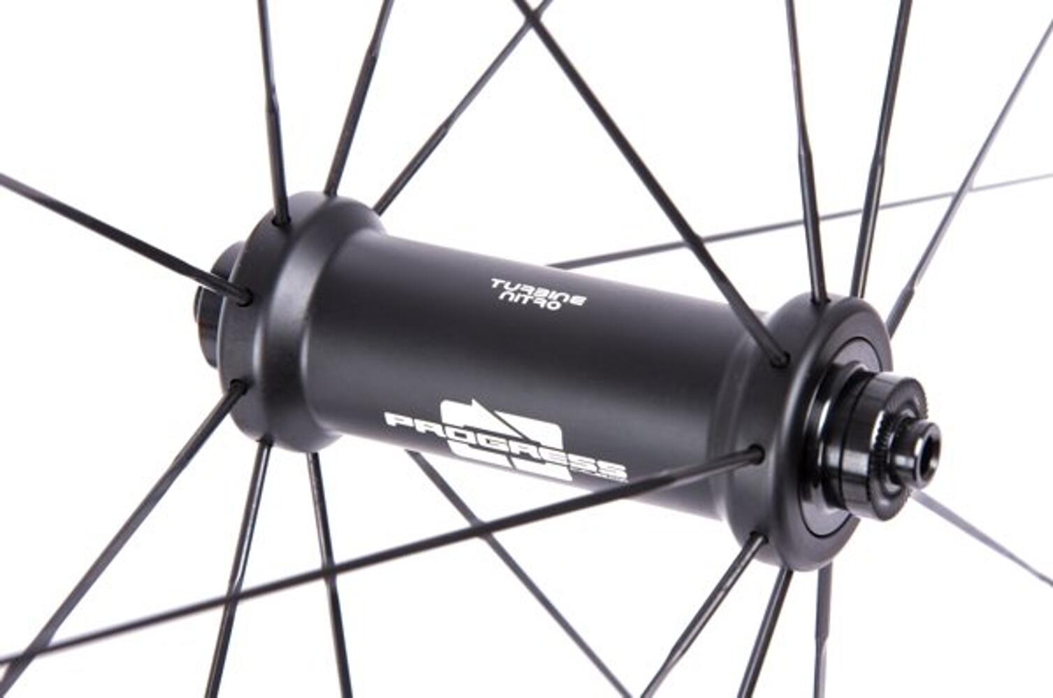 Conjunto de rodas tubulares de ar de progresso ciclismo Branco Progress 2/3