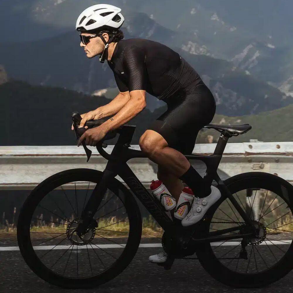 Camisola de manga curta Preto Pro ciclismo Homem Preto Mobel 3/3