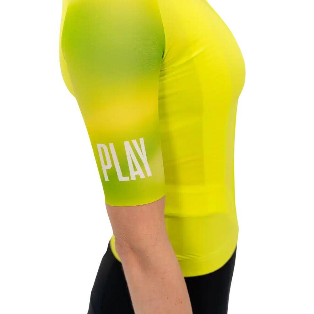 Camisola de manga curta Play Lima ciclismo Unisex Amarelo Mobel 3/3