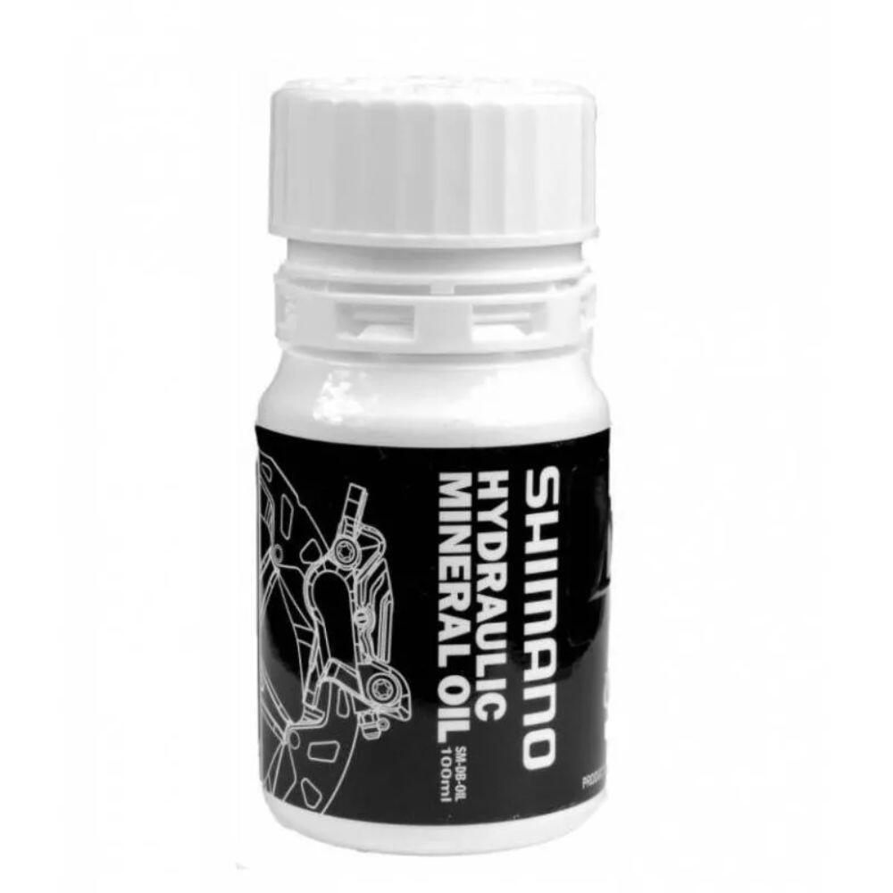 Ulei mineral hidraulic Shimano pentru frâne pe disc, 100 ml (sticlă).