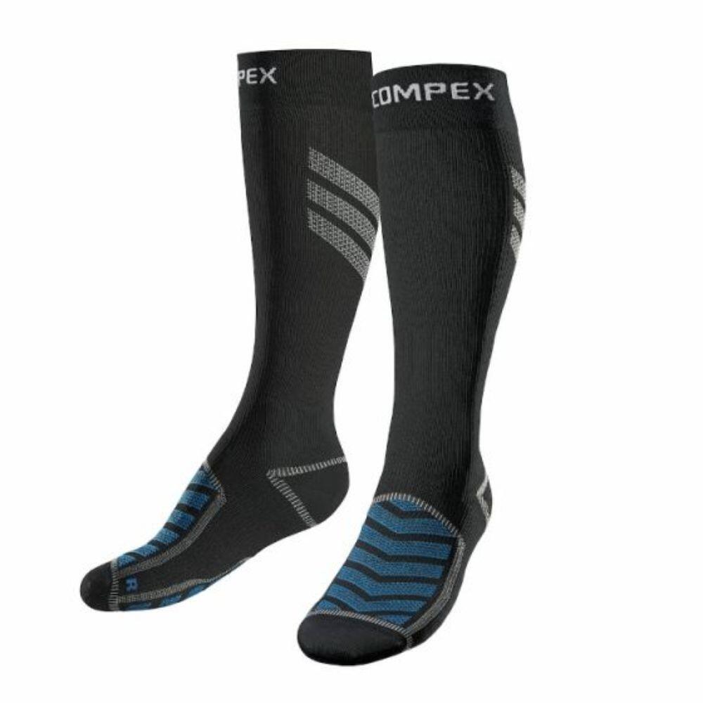 Recovery Sock Compression Recovery Preto corrida Unisex Preto Compex 2/3