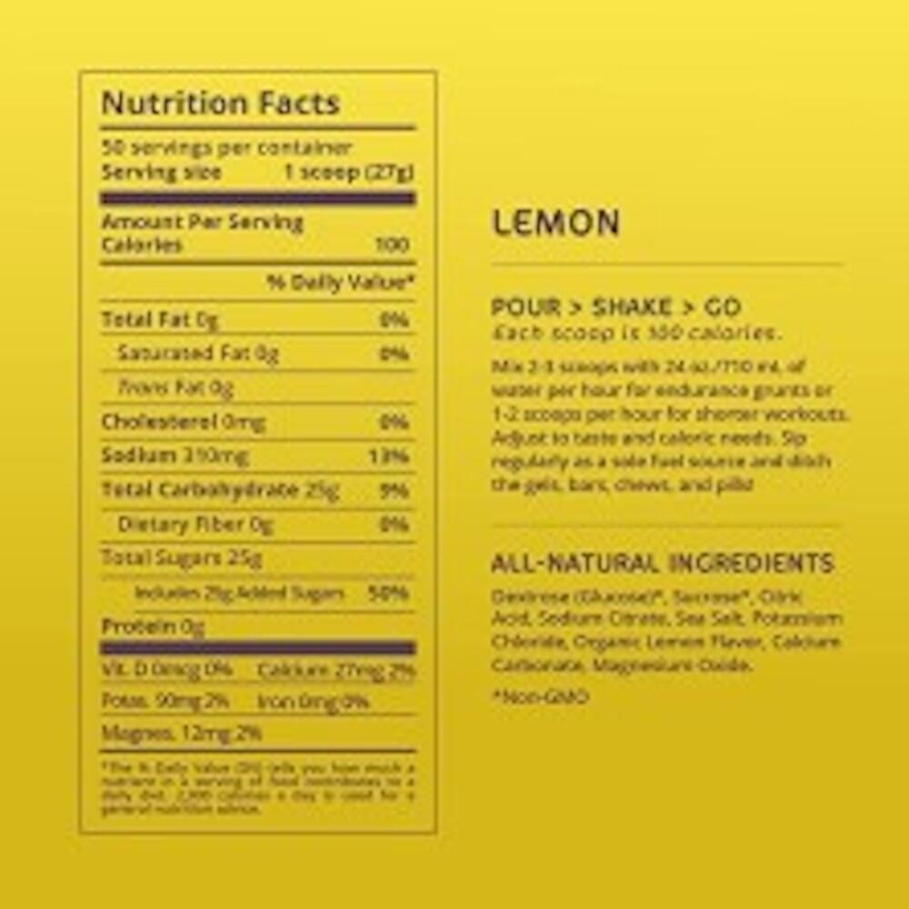 Endurance Fuel 1350g limon Tailwind Nutrition 3/3
