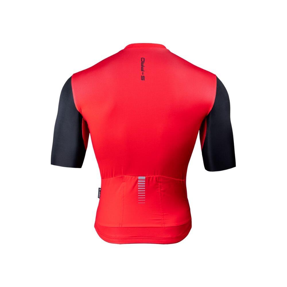 Camisola de manga curta S-Pro Vermelho ciclismo Unisex Vermelho Mobel 2/3
