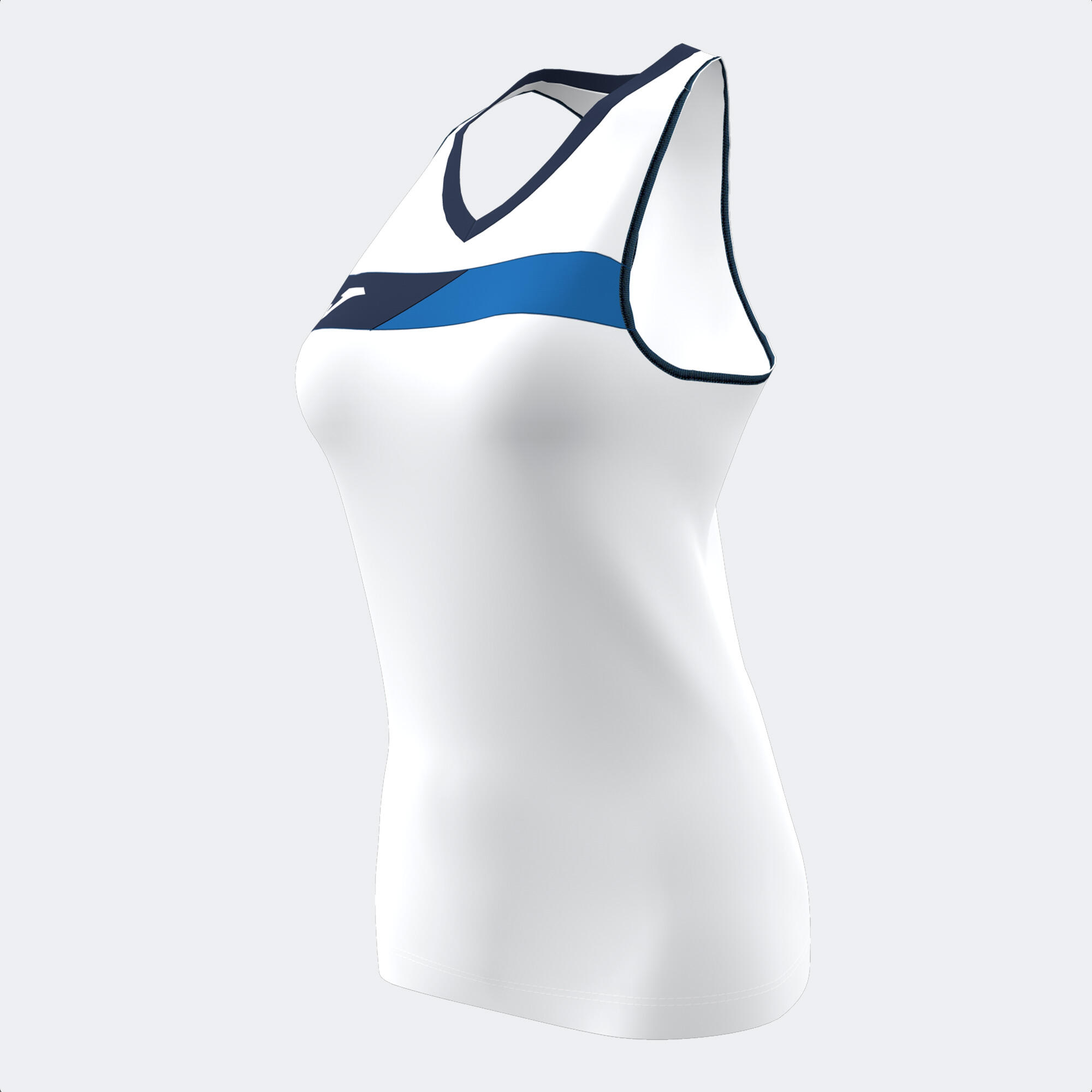Débardeur Sans Manches Padel Femme Joma Court Blanc 2/5