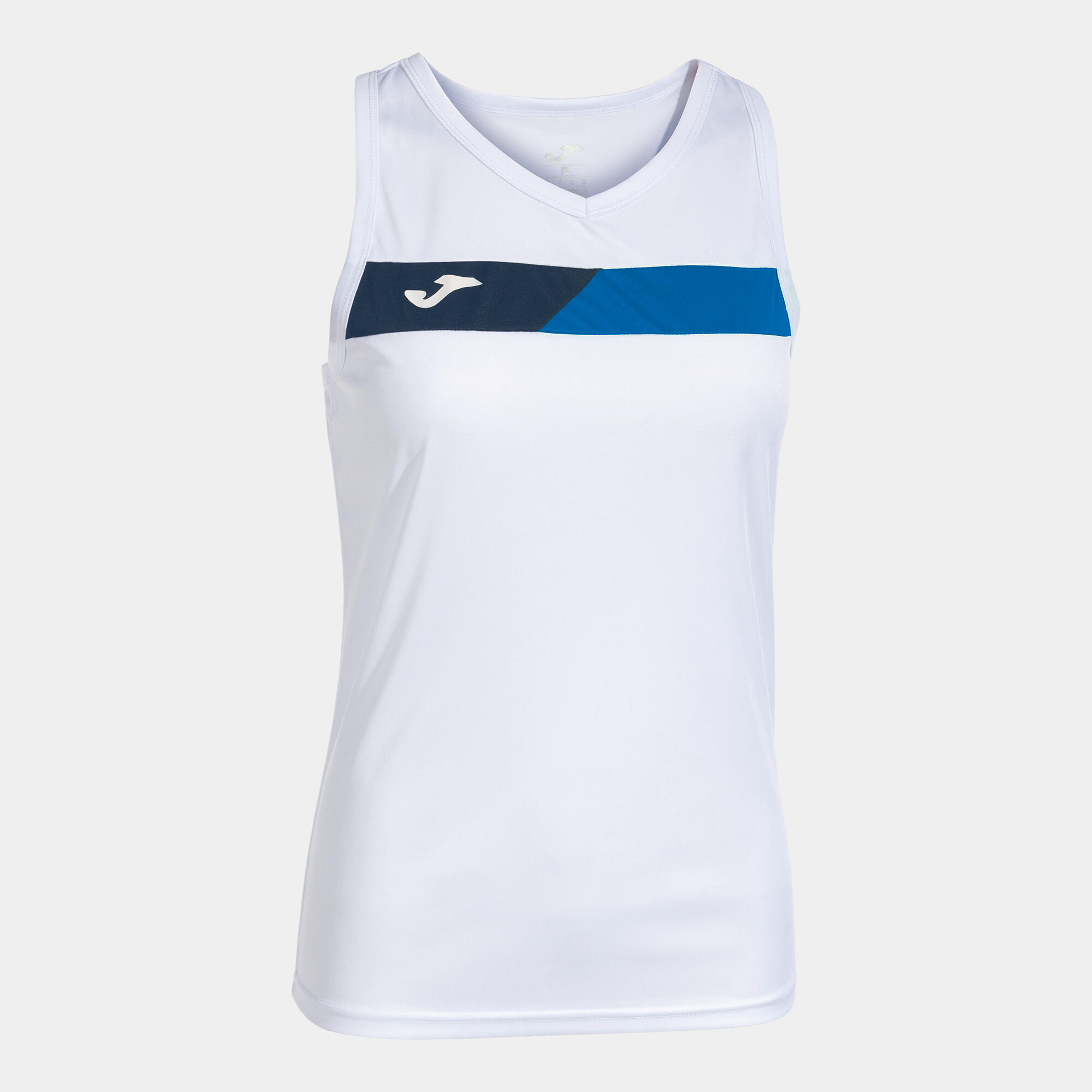 blanc / bleu royal