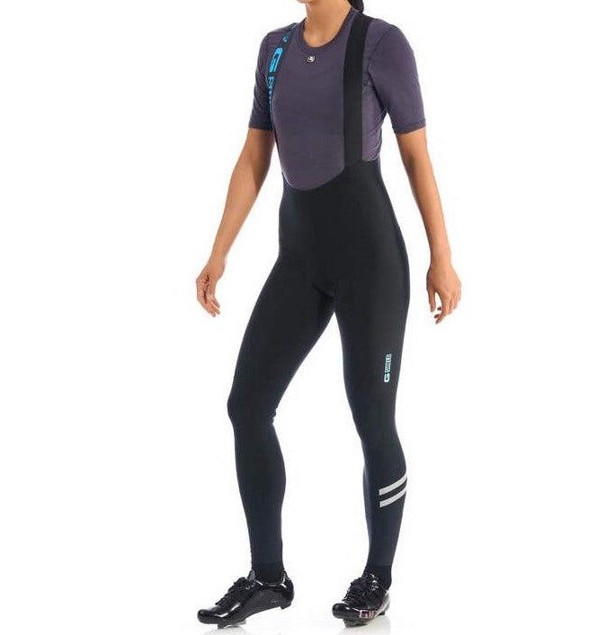 Giordana Women s G Shield Thermal Bib Tights BLACK FRIDAY PRICE GIORDANA Decathlon